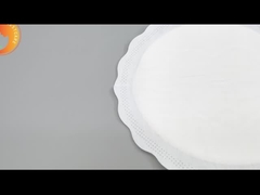 Pads de enfermería desechables redondos de forma ovalada Tipo plano 110-120mm Tamaño con tiras