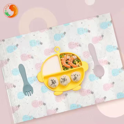 Custom Baby Stick Kids Table Mat Disposable Placemats On Alphabet ABC Animal For Restaurants Travel Essentials Toddlers Plastic